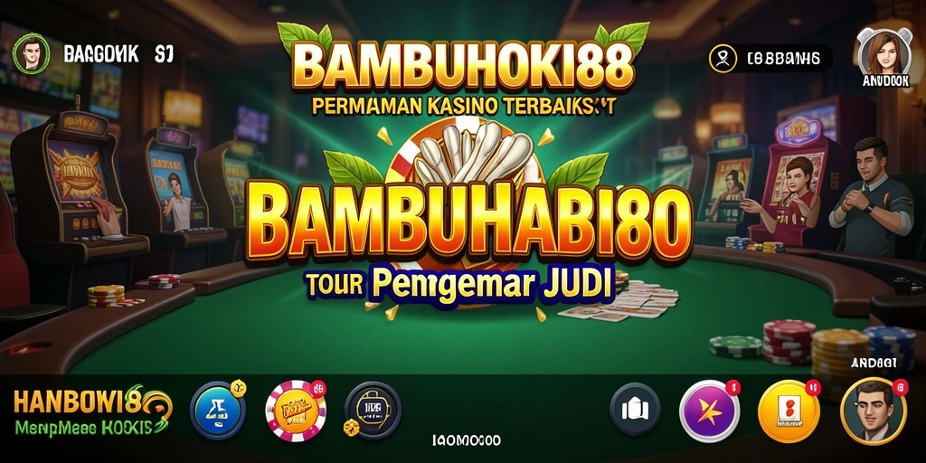 Gameplay menarik di BAMBUHOKI88 dengan banyak pilihan permainan Kasino.