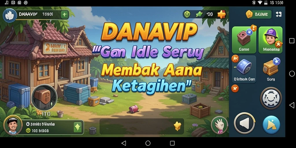 Tampilan gameplay menarik di DANAVIP dengan elemen Idle yang memikat.