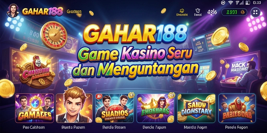 Tampilan gameplay Kasino yang mendebarkan di GAHAR188.
