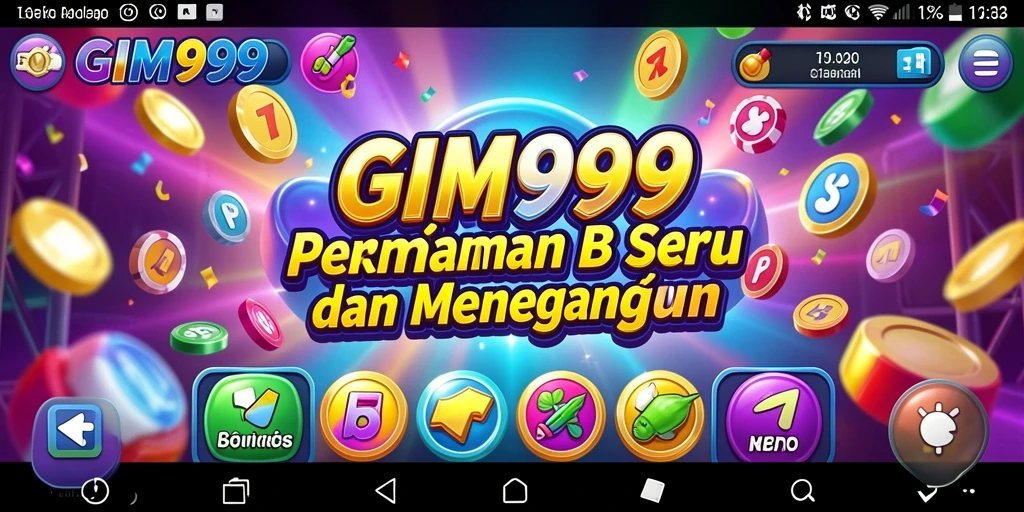 Screenshot utama GIM999 menunjukkan aksi permainan Bingo yang mendebarkan.