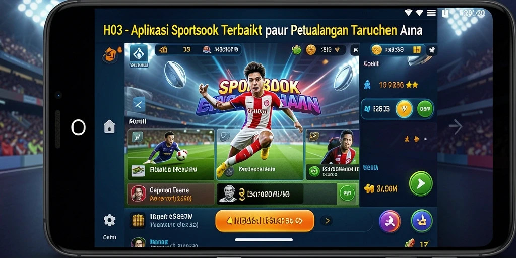 Tampilan gameplay H03 menunjukkan taruhan olahraga yang menarik.