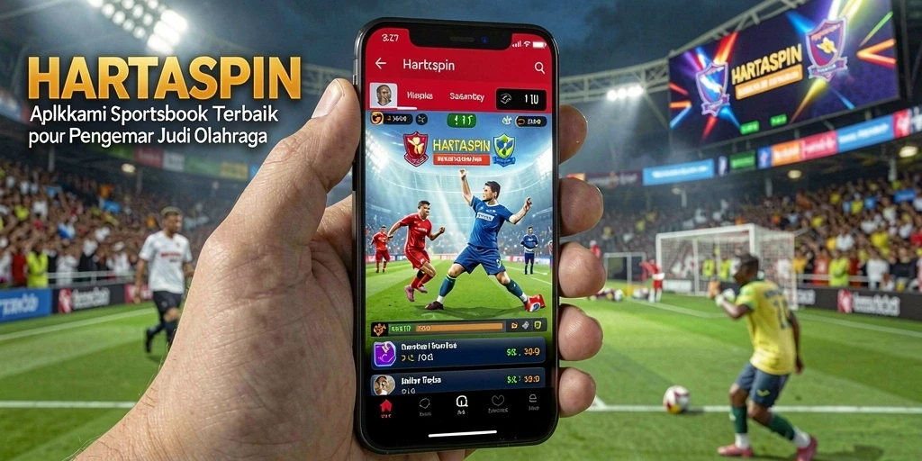 Tampilan gameplay HARTASPIN yang menarik untuk taruhan olahraga.