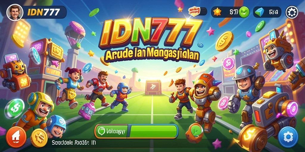 Tampilan gameplay seru dari IDN777 dengan mini-game yang mengasyikkan.