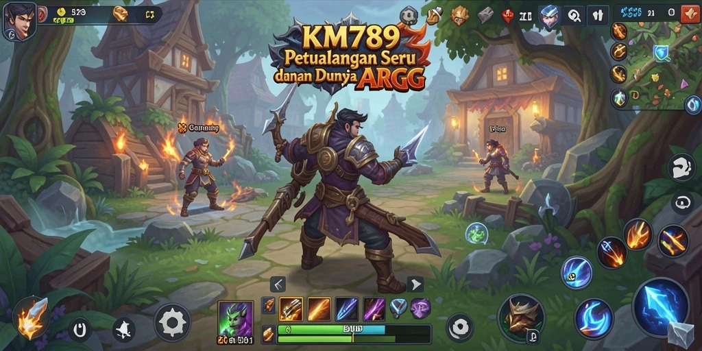 Tampilan screenshot gameplay KM789 yang menegangkan dalam dunia ARPG.