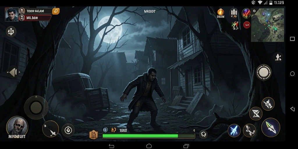 Gameplay menegangkan dalam atmosfer horor yang mencekam.