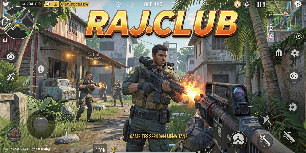 Screenshot gameplay RAJACLUB yang menampilkan aksi menegangkan dan kompleksitas strategi.