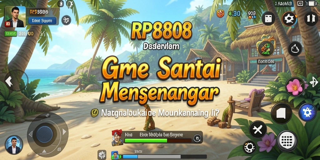Tampilan menarik dari gameplay RP8888 yang penuh warna.
