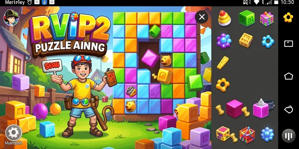 Tampilan gameplay RVIP2 yang seru dan interaktif.